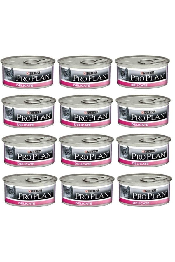 Proplan Delicate Hassas Sindirim Sistemi Kedi Konserve 85gr 12'li